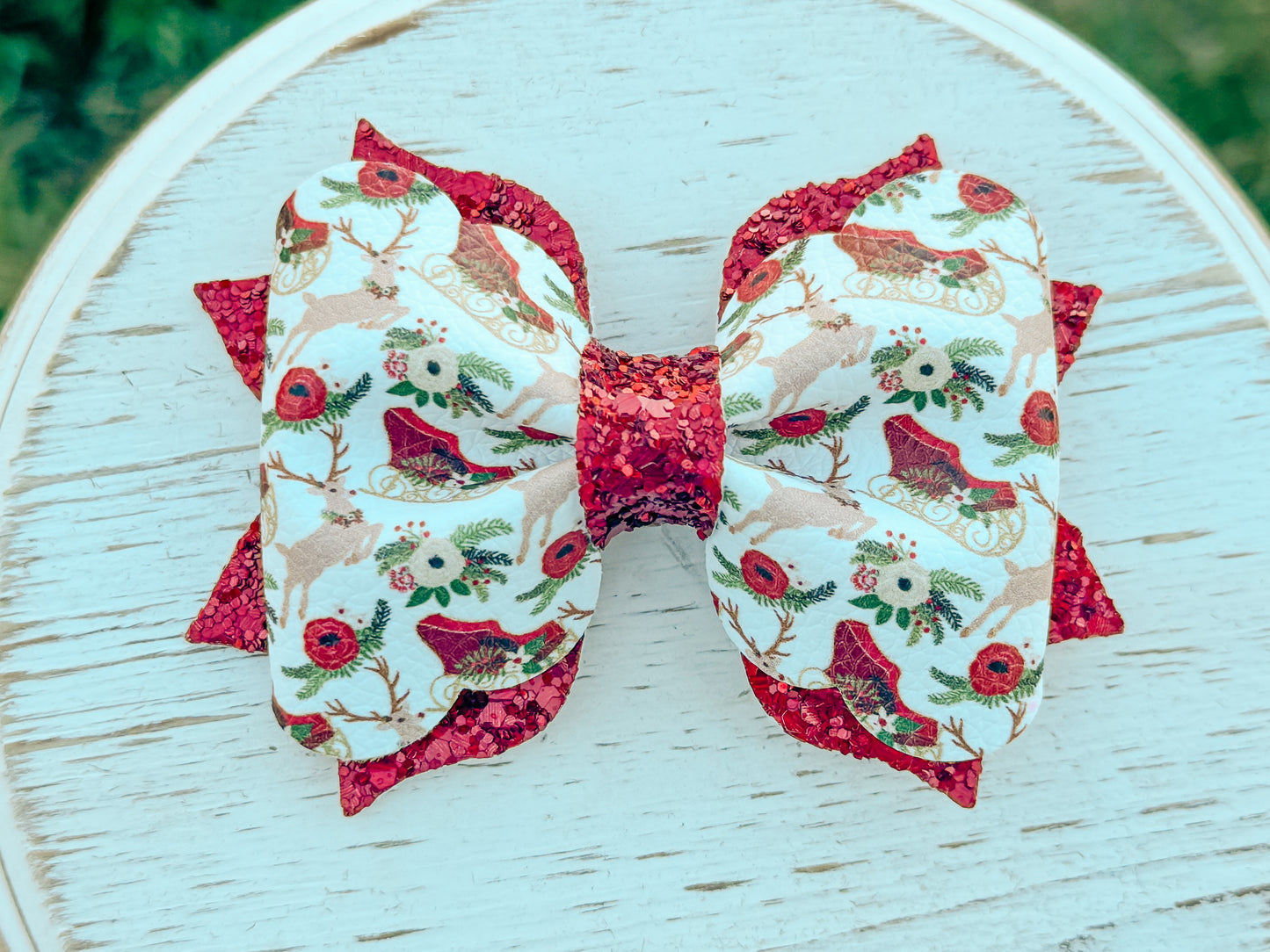 Christmas Eve Poppy Bow